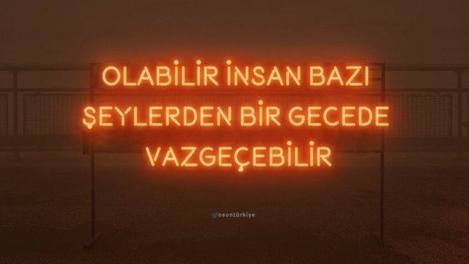En son neyden vazgeçtin?