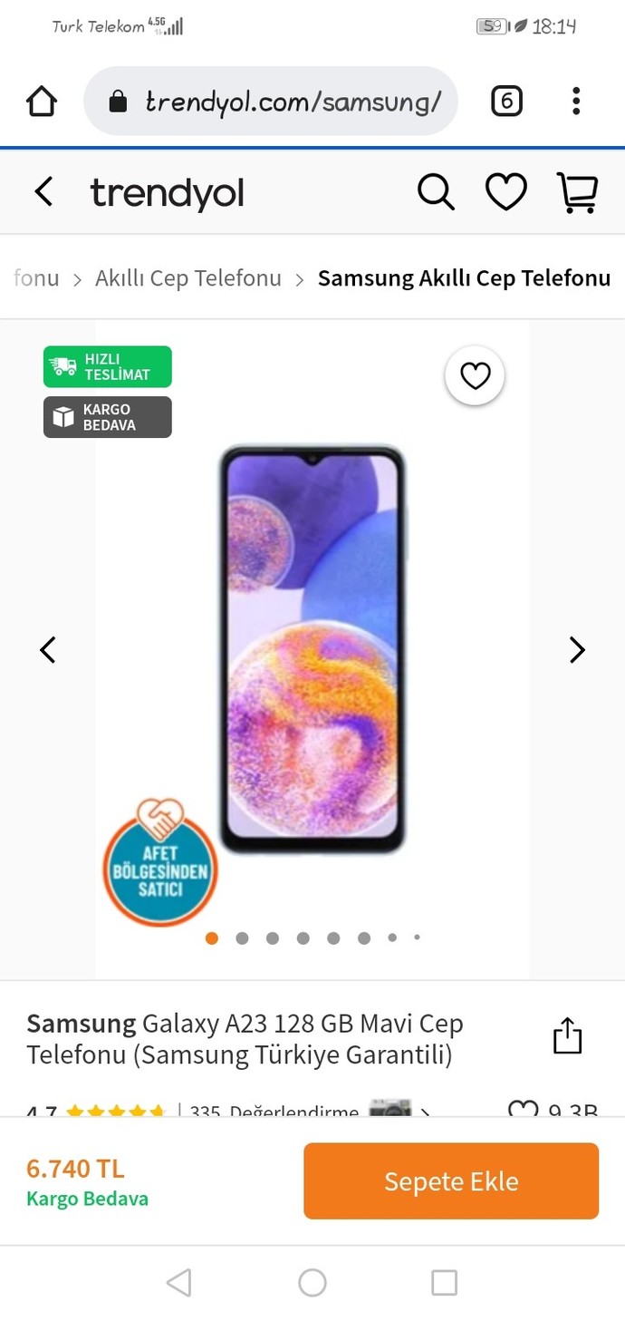 Samsung galaxy a23 kullanan var mı?