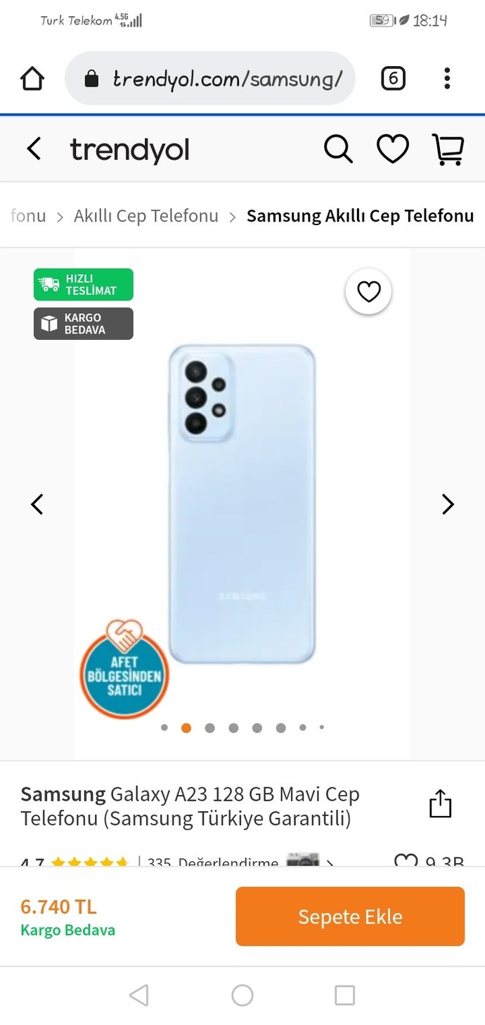 Samsung galaxy a23 kullanan var mı?