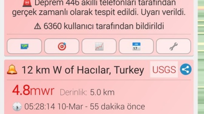 Kayseri de saat 5.28 civarında 4.8 büyüklüğünde deprem meydana geldi. Hisseden var mı?