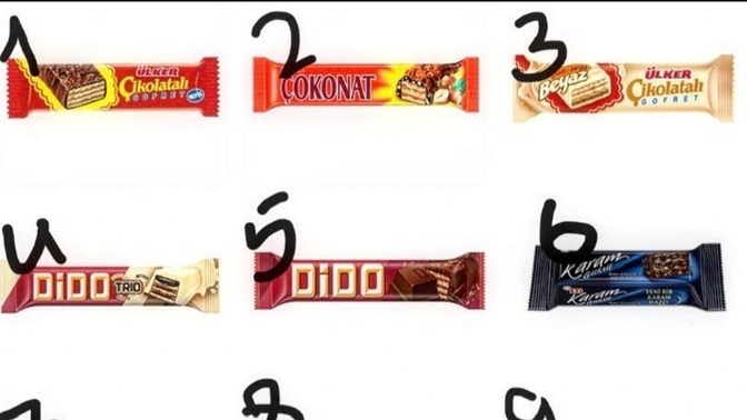 Bu çikolatalar dan hangisini isterdiniz?