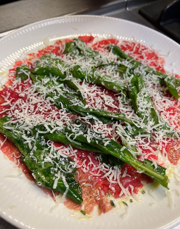 Carpaccio yaptım, nasıl gözüküyor sizce?