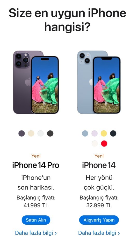 İPhone 14 Plus almayı düşünüyorum, Androidden iPhonea geçilir mi?