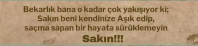 Bekarlık kime yakışıyor?