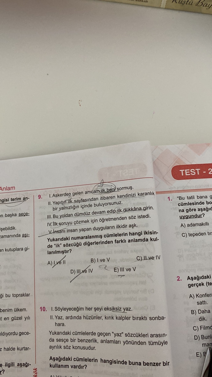 Ya bu sorular şaka mı?