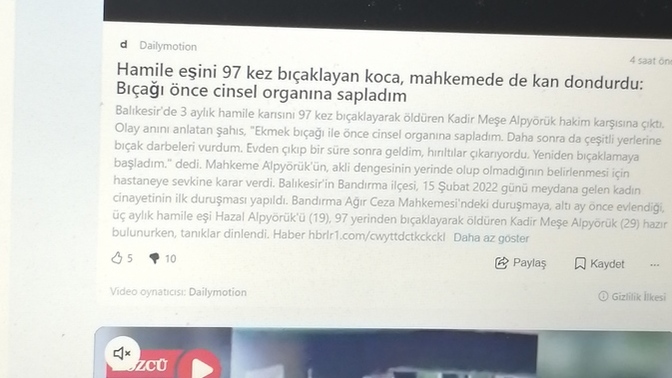 Cinayetlerin niye ardı arkası gelmiyor?