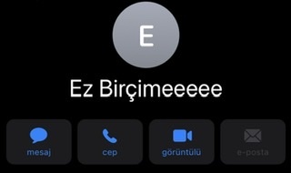 Rehberinizde değişik şekilde kaydettiğiniz isimler var mı?