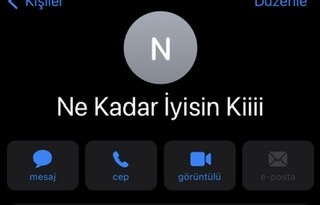 Rehberinizde değişik şekilde kaydettiğiniz isimler var mı?