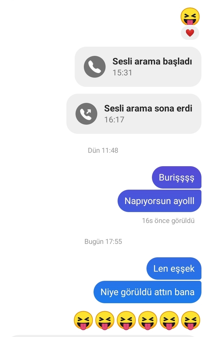 Görüldü yediğiniz zaman ne yapıyorsunuz?