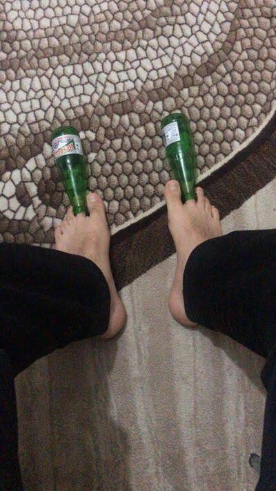 Ayak parmağımdan bu şişeleri nasıl çıkarırım?