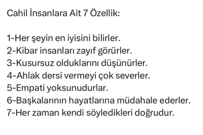 Hangi hareketleri sergileyen kişilerle asla konuşmazsınız?