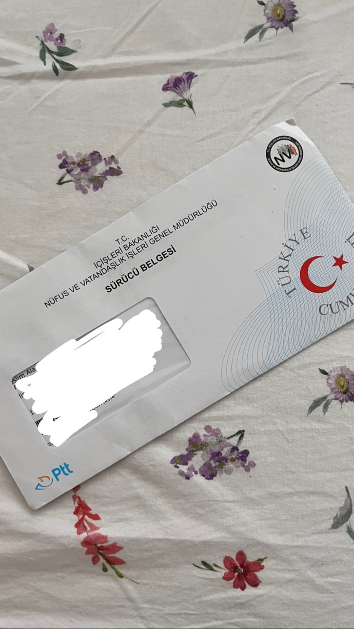 Ehliyetim geldi hayırlı olsununuzu alabilir miyim?