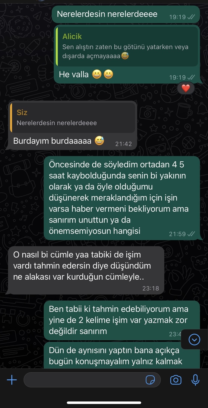 Bir insan saatler sonra yazıyorsa sebebi nedir?