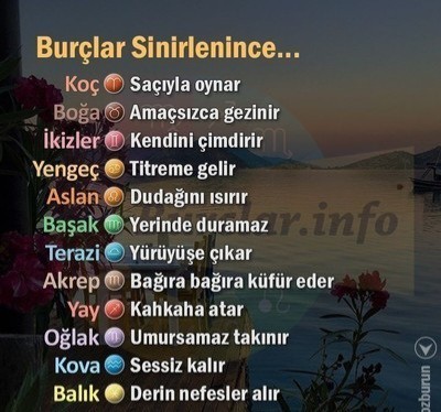 Siz sinirlenince nasıl olursunuz?