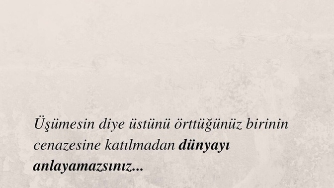 Acının tarifi olur mu?