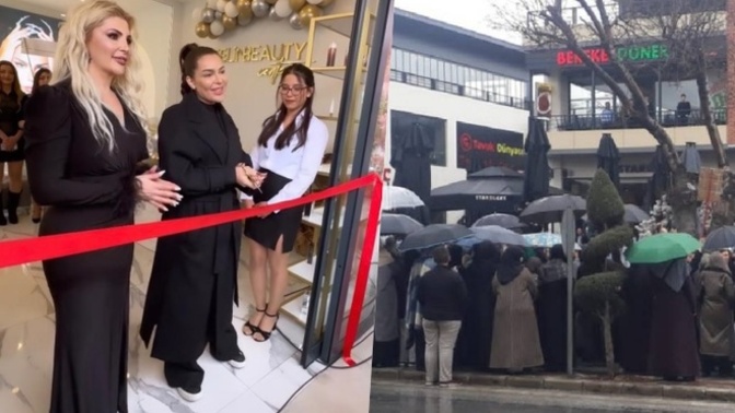 Selin Ciğerci'nin Konya'da güzellik salonu açması bir grup tarafından protesto edildi. Sizce de çok çirkin bir tepki değil mi?