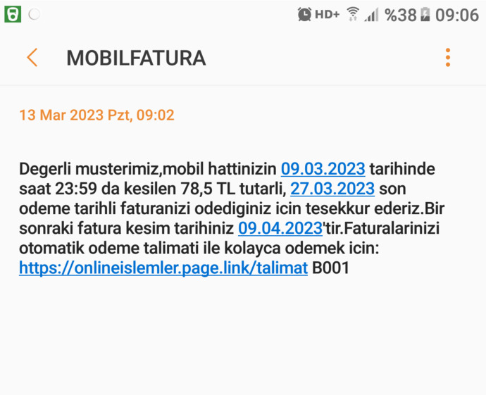 Sabah sabah aldığınız ilk mesaj neydi?