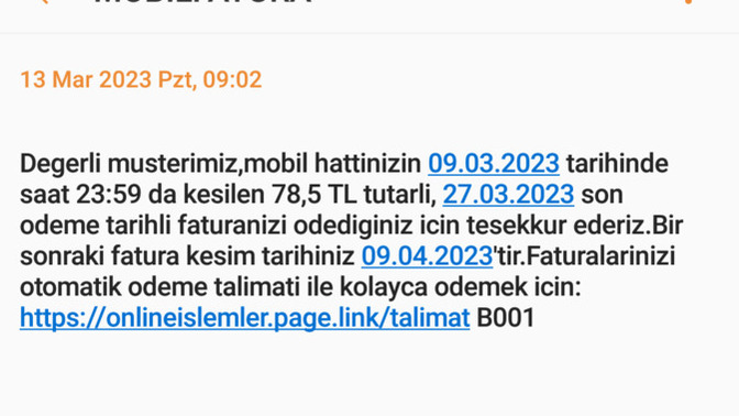 Sabah sabah aldığınız ilk mesaj neydi?