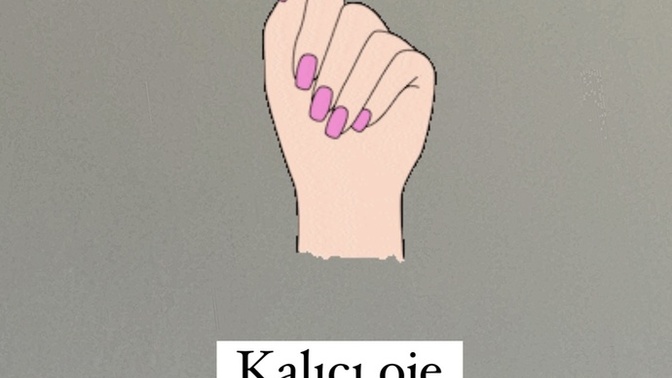 Kalıcı oje yaptırıyor musunuz?