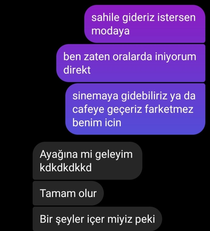 Bana neden birden böyle davrandı?