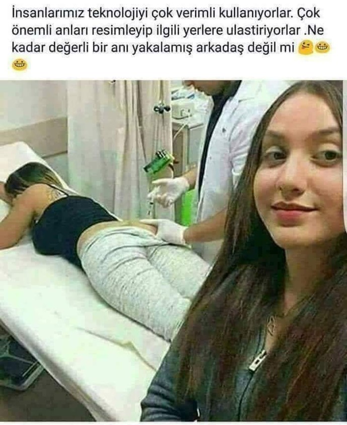 Her durumda selfie çekilir mi?