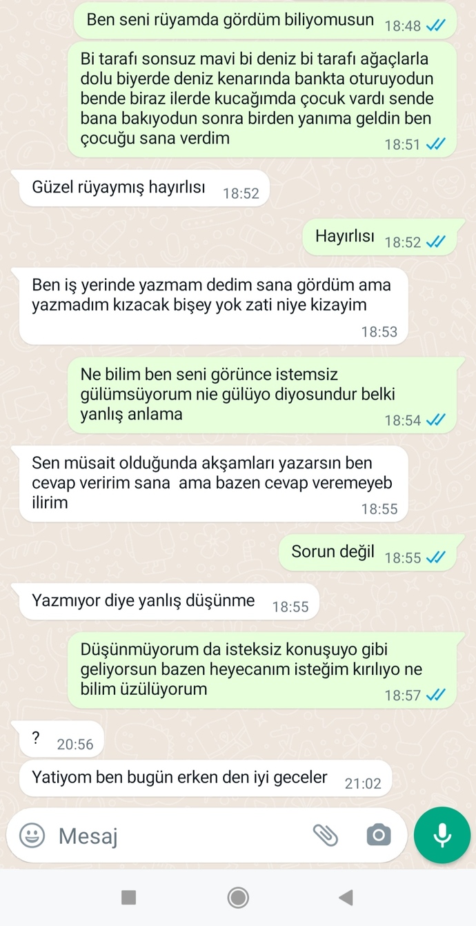 Sizce bu adam benimle olmak istiyor mu?