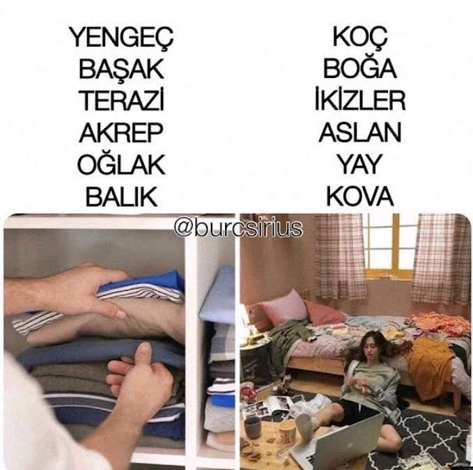 Burcuna göre dağınık mısın?