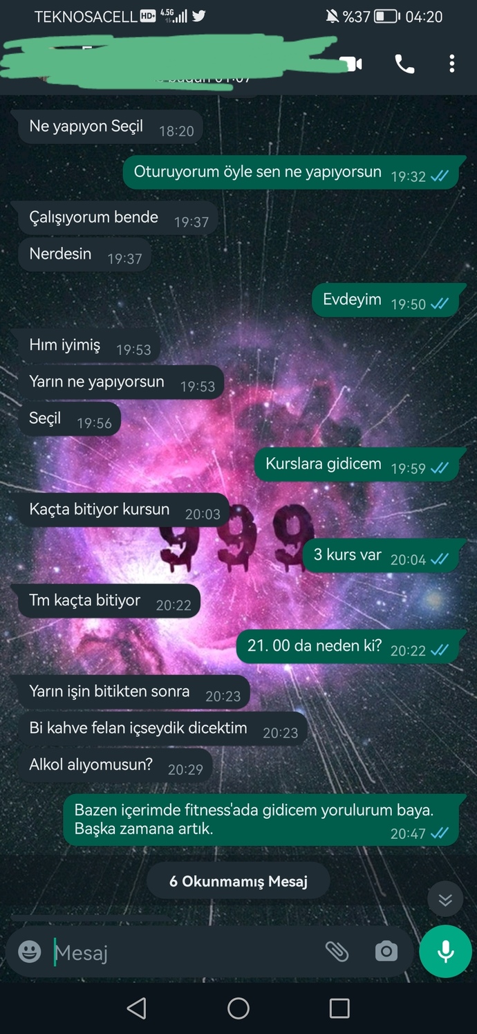 Bu mesajda farklı bir amaç var mı sizce?