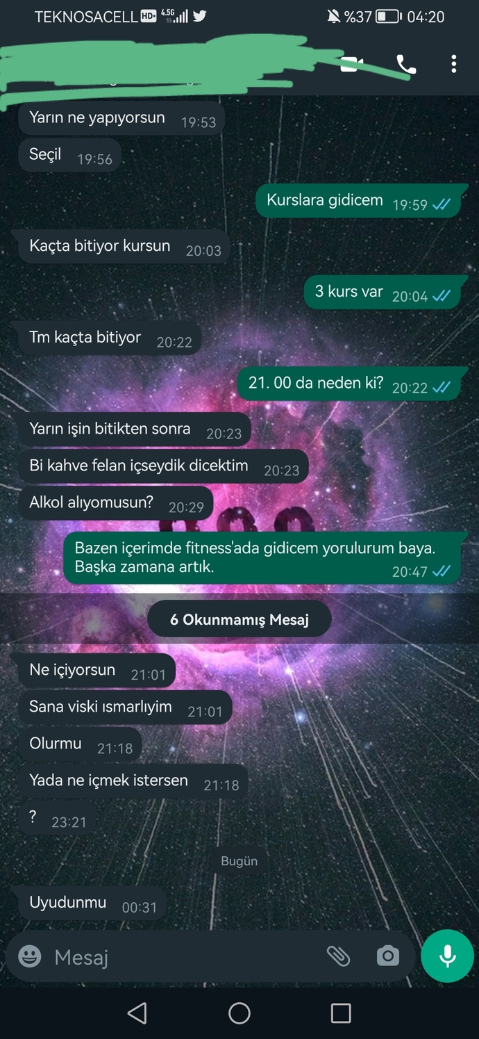 Bu mesajda farklı bir amaç var mı sizce?