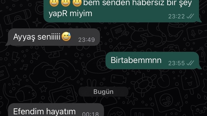 Dün gece içmişim bunu yazmışım ne mana?