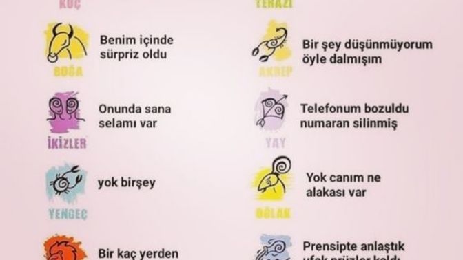 Burçların pembe 🙈yalanları nedir?