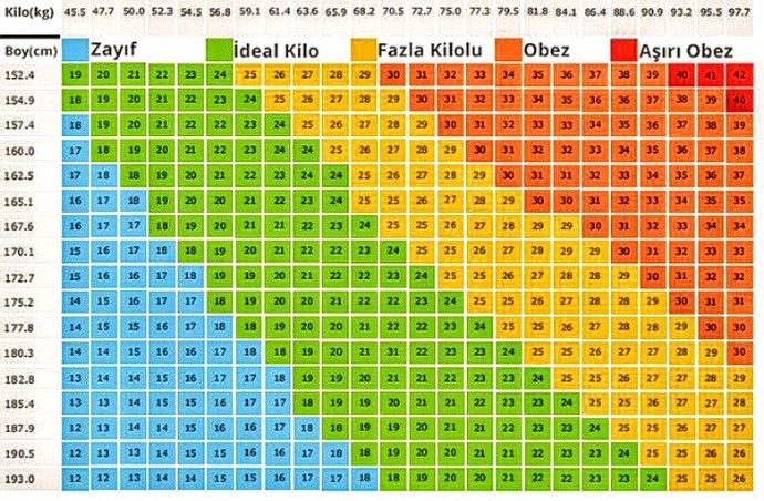 Sağlıklı kilonuza yakın mısınız?