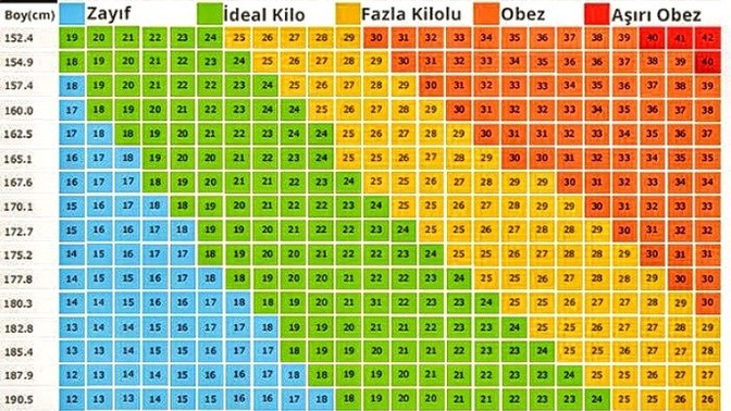 Sağlıklı kilonuza yakın mısınız?