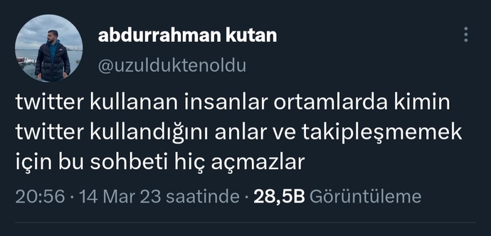 Twitterı aktif kullanıyor musunuz?