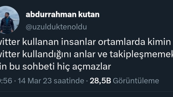 Twitter'ı aktif kullanıyor musunuz?