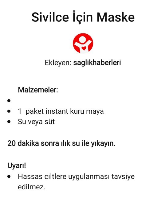 1 günde sivilce nasıl geçirilir?