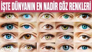Gözleriniz ne renk? Karşı cinste göz rengine bakislara vs bakar misiniz?