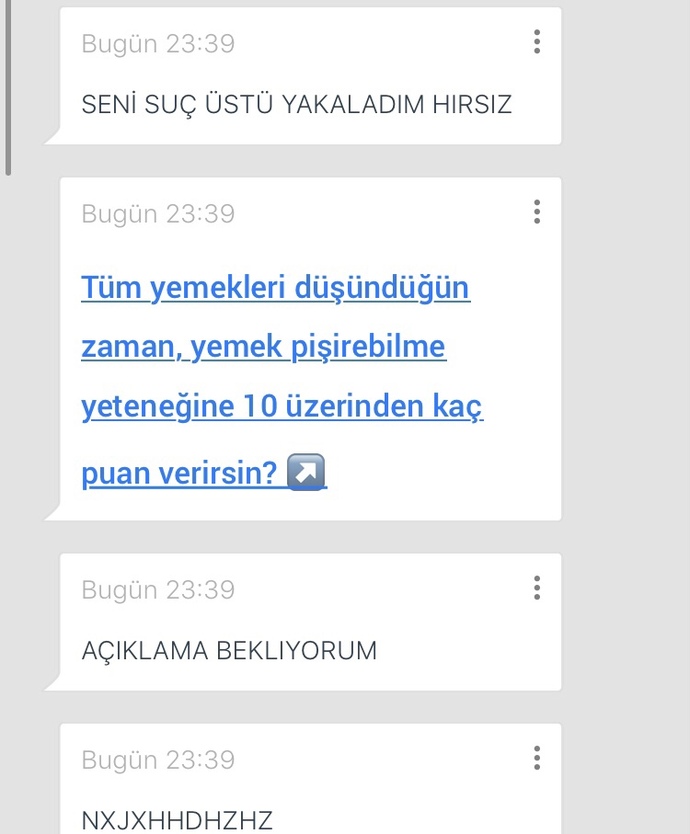 Tüm yemekleri düşündüğün zaman, yemek pişirebilme yeteneğine 10 üzerinden kaç puan verirsin?
