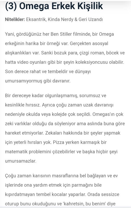 Erkek tipleri var, sen hangi erkeksin?