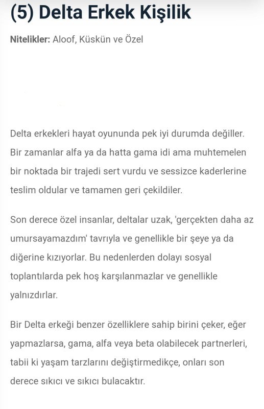 Erkek tipleri var, sen hangi erkeksin?