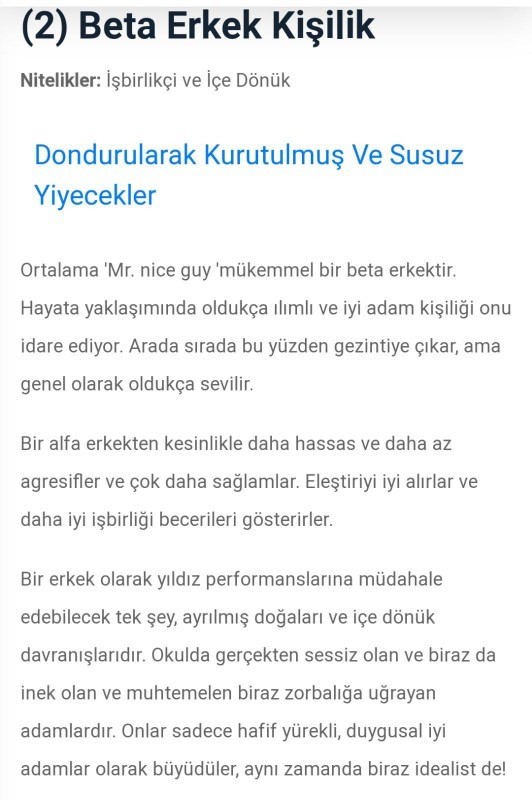 Erkek tipleri var, sen hangi erkeksin?
