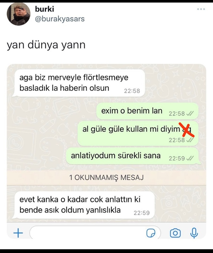 Mizah için yapılmış olsa da hiç izah edilecek yanı yok..