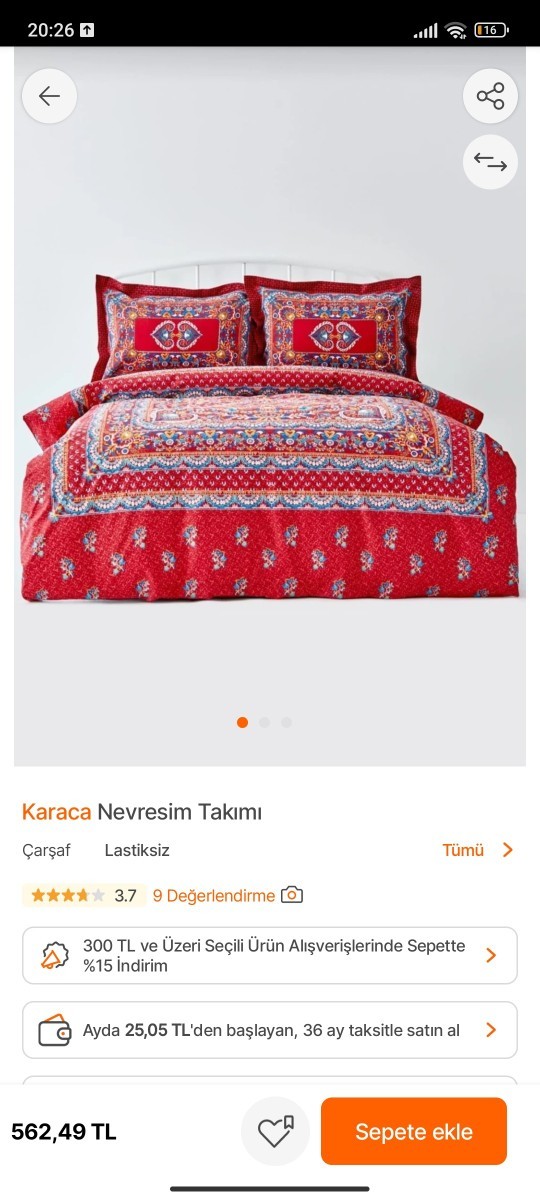 En sevdiğiniz nevresim rengi nedir?