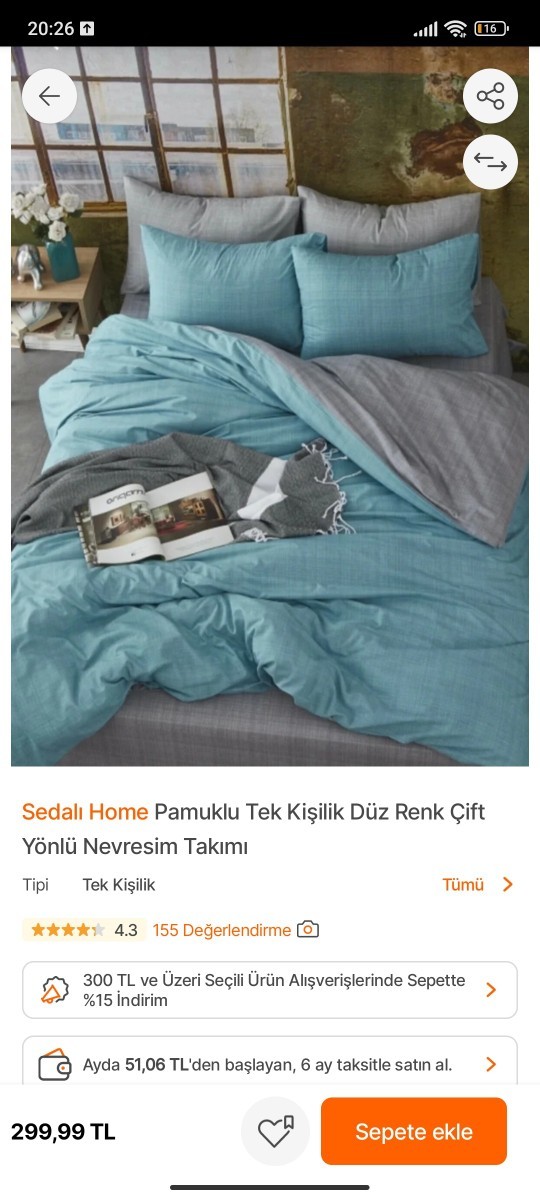 En sevdiğiniz nevresim rengi nedir?