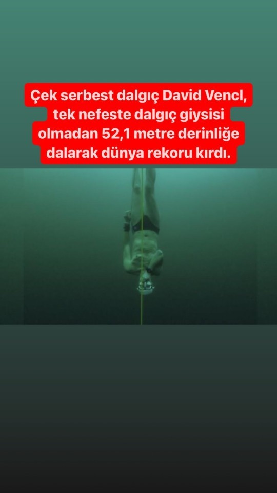 Dalgıç olsaydınız 52 metreyi geçerek rekor kırabilir miydiniz?