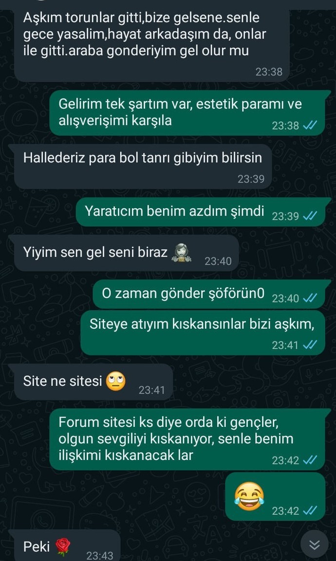 Yetişkin biri ile ilişkimin olması çok güzel değil mi?