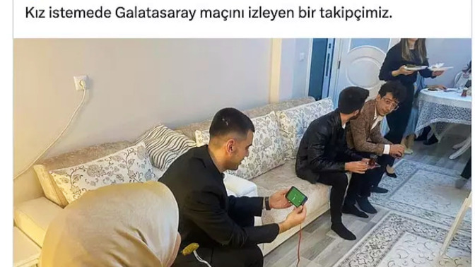 Kız istemede maç izleyen erkeği sadece annesi mi sever?