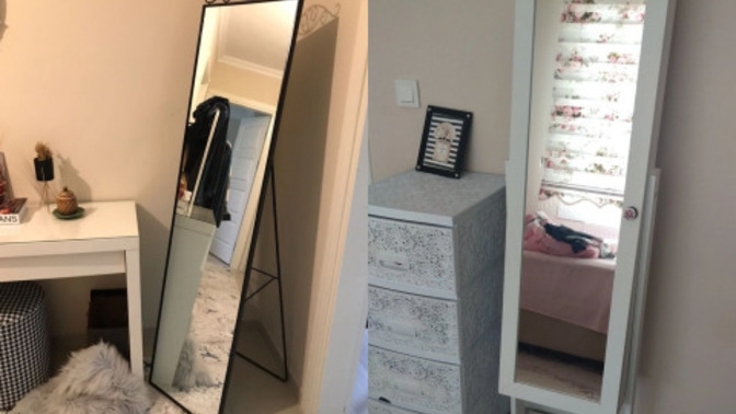 Hangi boy aynasını almalıyım, hangisi daha güzel duruyor?
