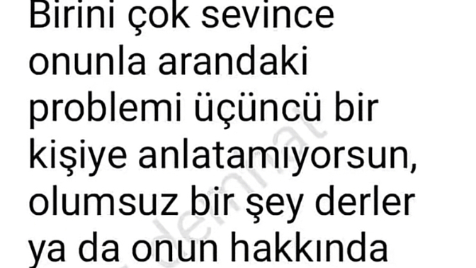 Güzel sevenlerden misiniz?