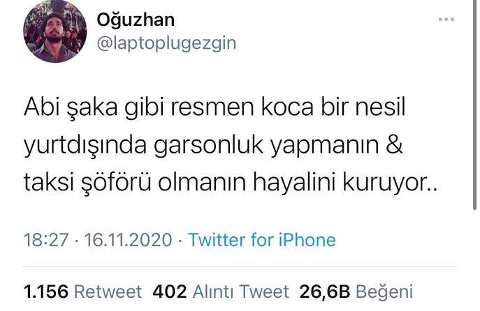 İş beğenmiyor denilen gençler neden yurt dışında garsonluk yapmaya bile razı oluyor?